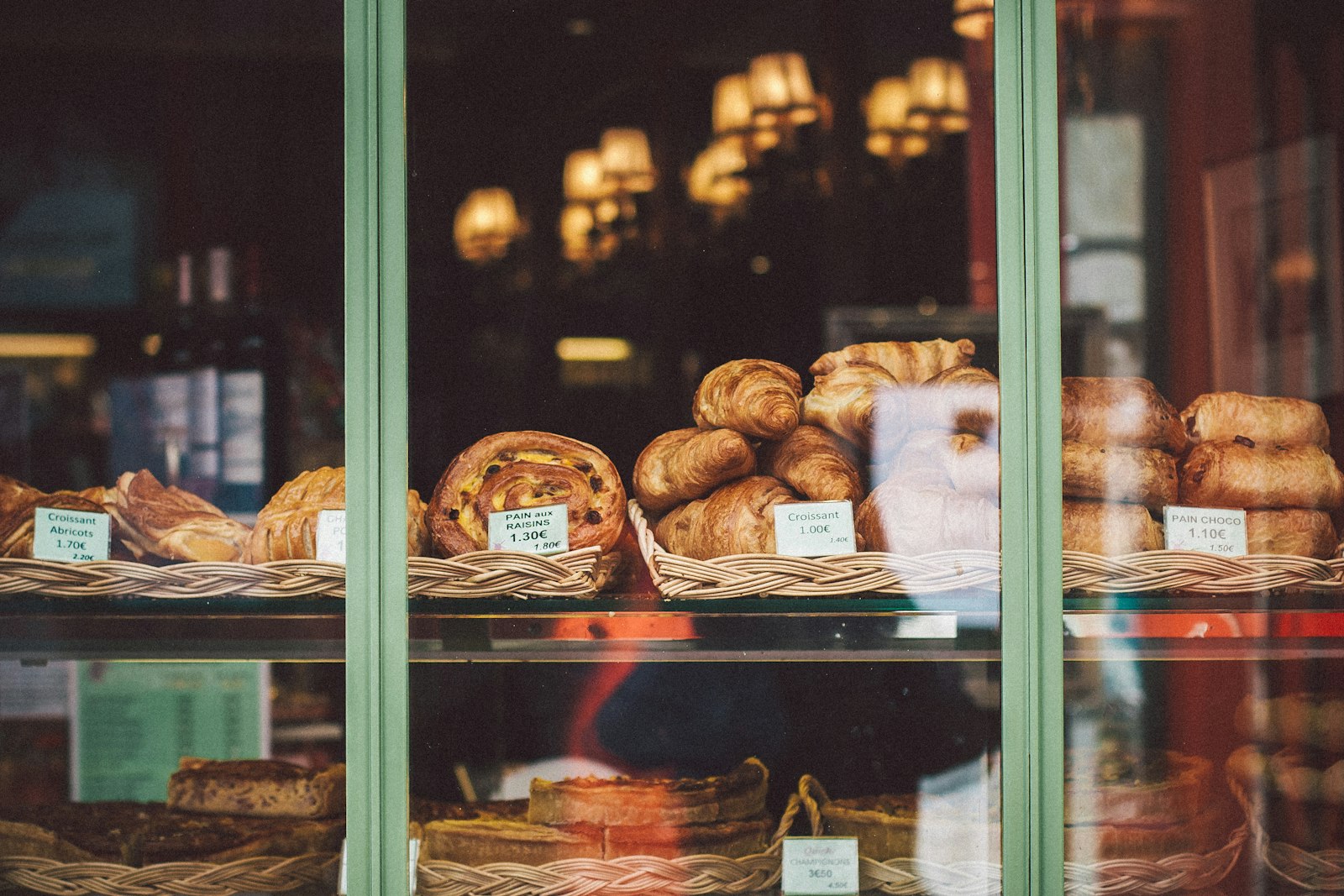 The bakery counter
