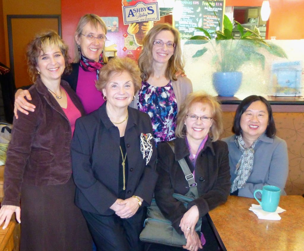A coaching conversation at a small table