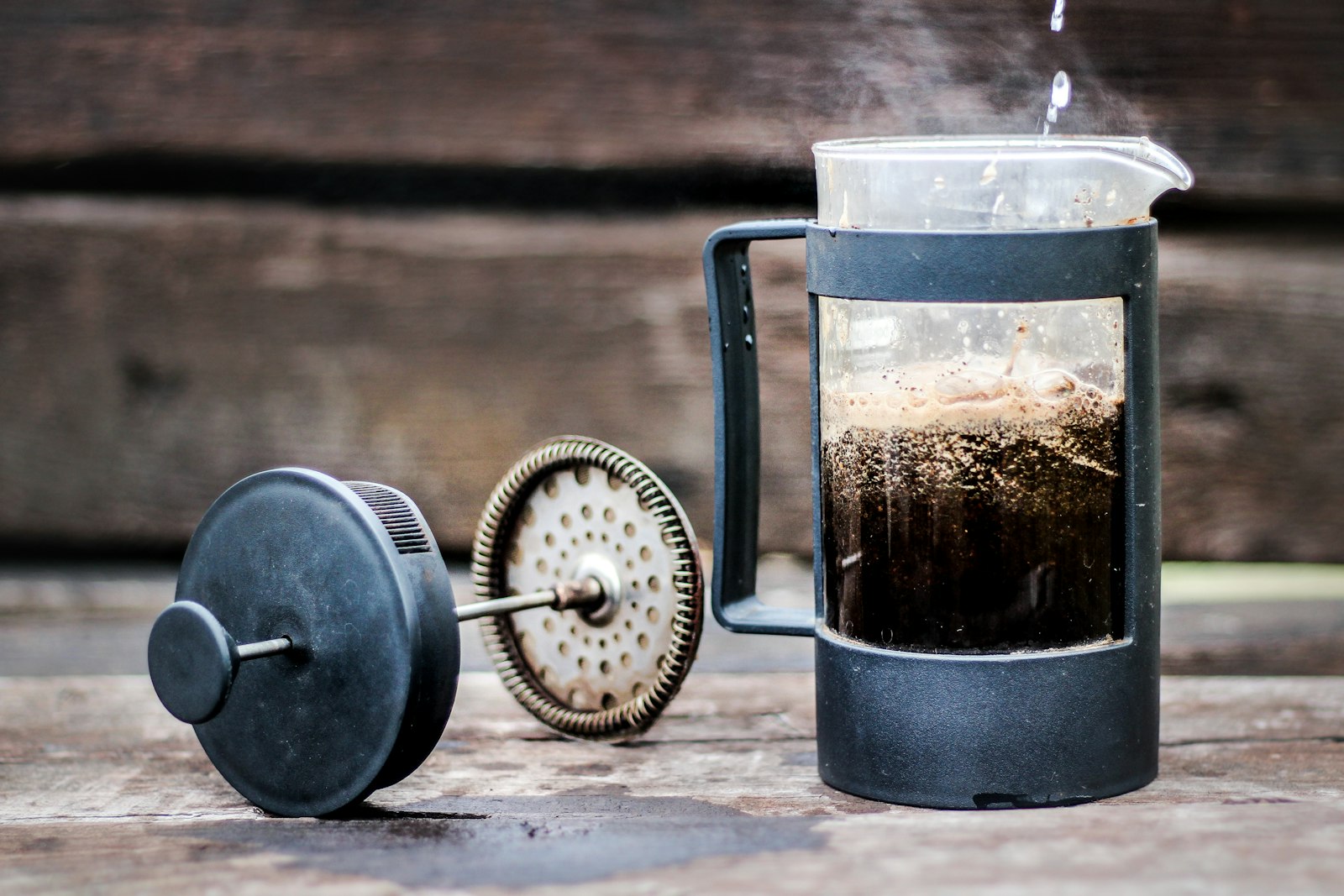 French press of The House Blend