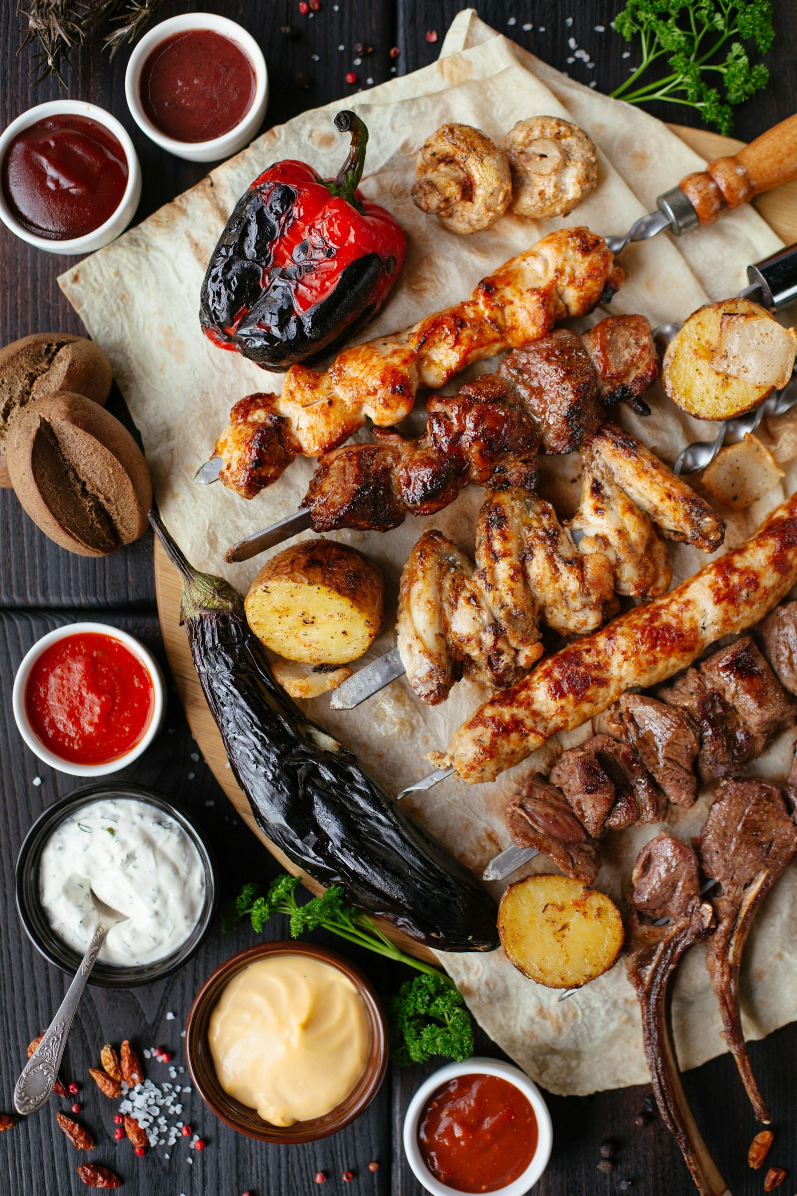 Chef at the fire pit