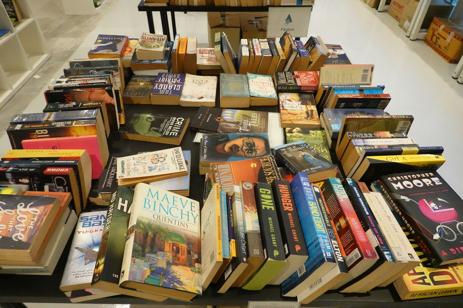 New books on the front table