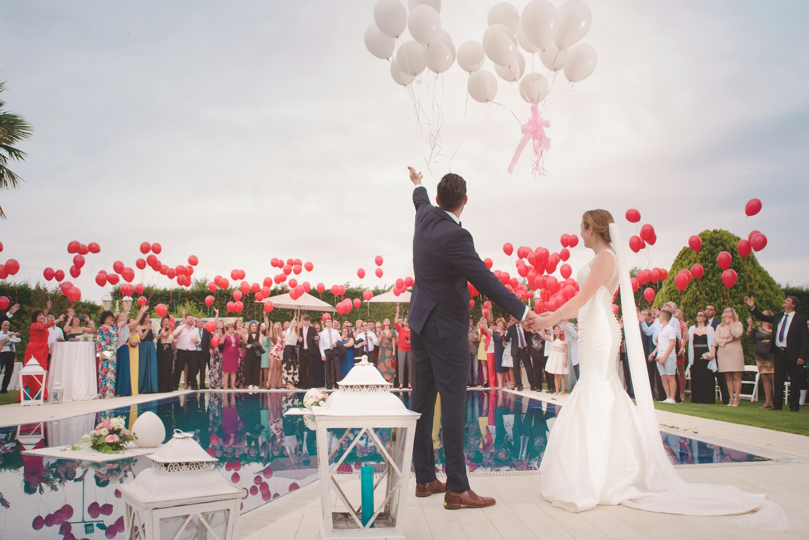 Wedding ceremony by the water