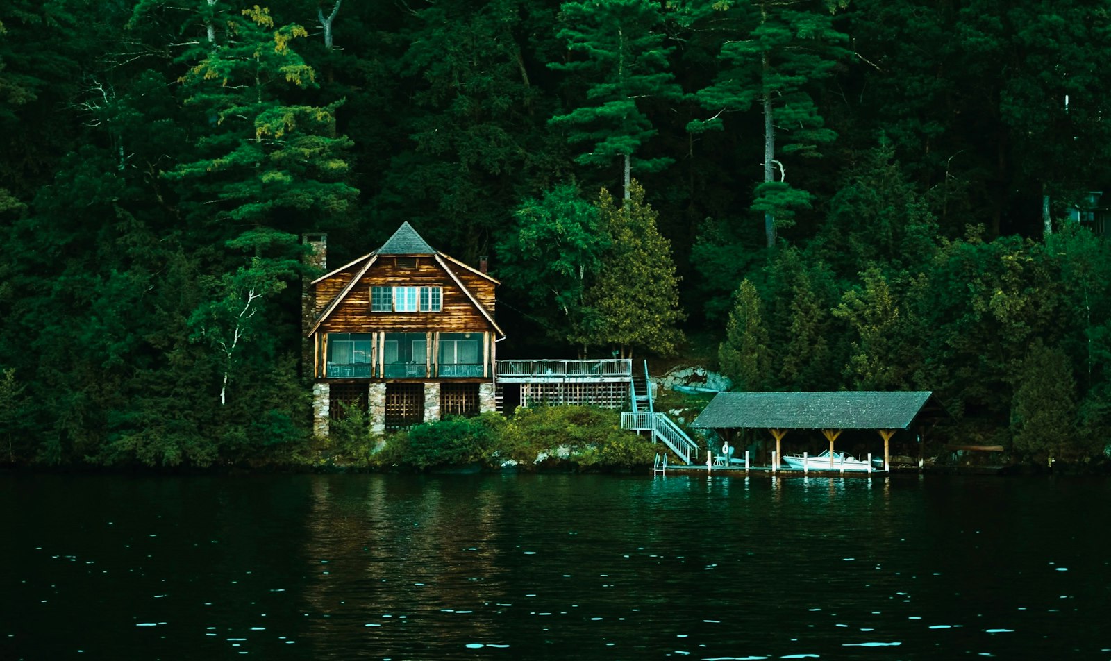 Riverside cabin